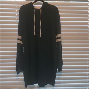 Green Hoodie Dress